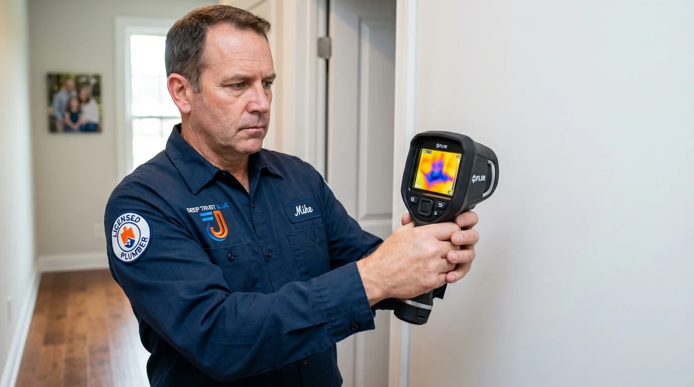 Thermal imaging leak detection by Johns Plumbing LLC in Maryville
